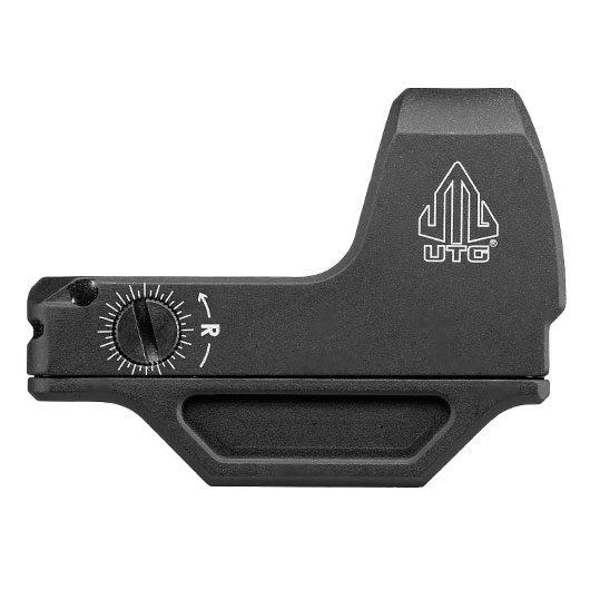 UTG OP3 Reflex Micro Dot Green 4 MOA Single-Dot LPZ inkl. Adaptive Base schwarz Bild 5