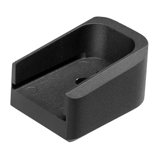 Wei-ETech / EMG SAI Aluminium Bodenplatte f. Hi-Capa 4.3 / 5.1 Magazin schwarz - mit Fllffnung Bild 3