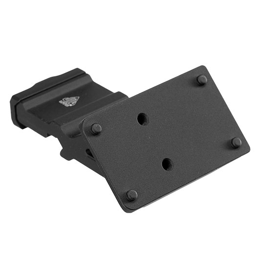 UTG Super Slim RDM20-Zielgert Halterung - 45 Grad Angle Halterung f. 20 - 22mm Schienen schwarz Bild 1