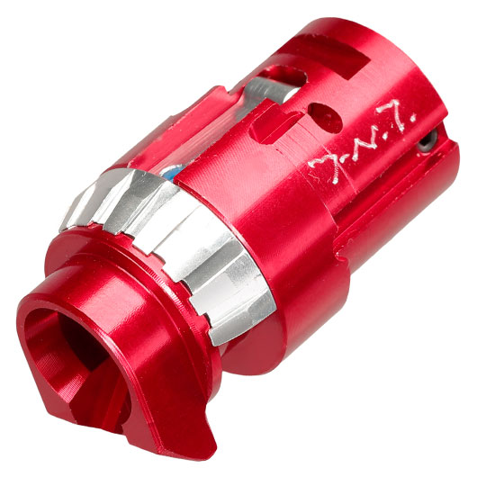 TNT Airsoft CNC Aluminium Hop-Up Chamber rot f. WE  PDW / SCAR / M1A1 / AK / SVD GBB Gewehre Bild 3