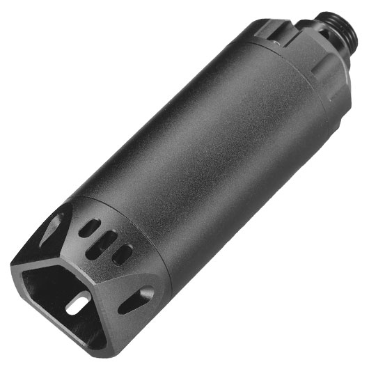 Acetech Brighter CS Aluminium Silencer Mini Tracer Unit inkl. LiPo Akku 11mm+ / 14mm- schwarz