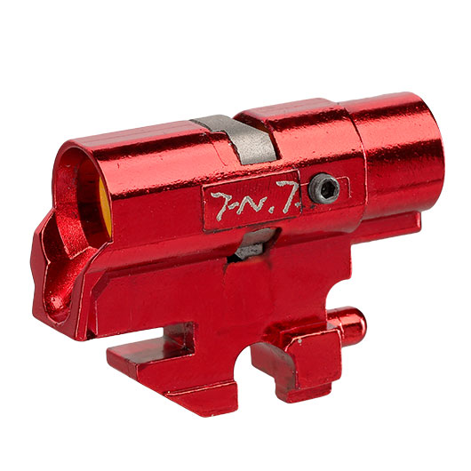 TNT Airsoft The One CNC Aluminium TDC-Style Hop-Up Chamber f. TM / WE / KJW Hi-Capa / M1911 GBB rot Bild 2