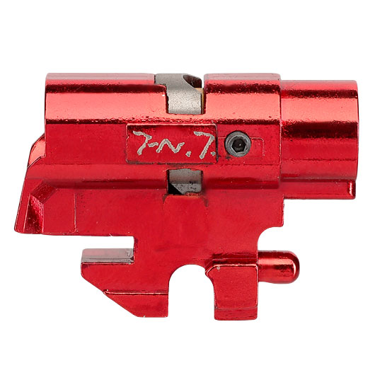 TNT Airsoft The One CNC Aluminium TDC-Style Hop-Up Chamber f. TM / WE / KJW Hi-Capa / M1911 GBB rot Bild 4