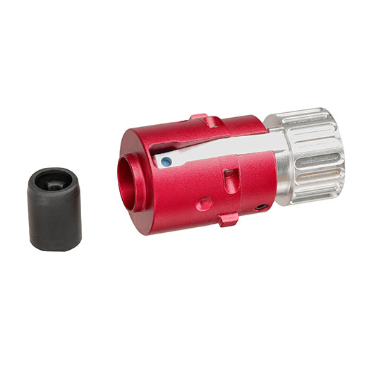 TNT Airsoft CNC Aluminium Hop-Up Chamber rot f. GHK M4 GBB Gewehre - Type A Ausfhrung