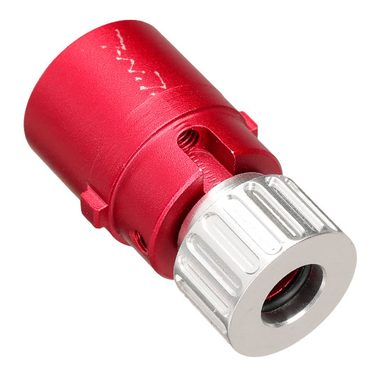 TNT Airsoft CNC Aluminium Hop-Up Chamber rot f. GHK M4 GBB Gewehre - Type A Ausfhrung Bild 4