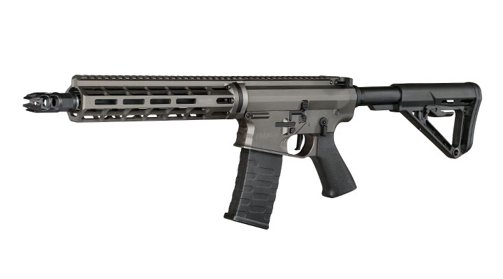 APS / EMG Falkor Defense Blitz Compact 2.0 RS-3 eSilver Edge SDU-MosFet Vollmetall S-AEG 6mm grau