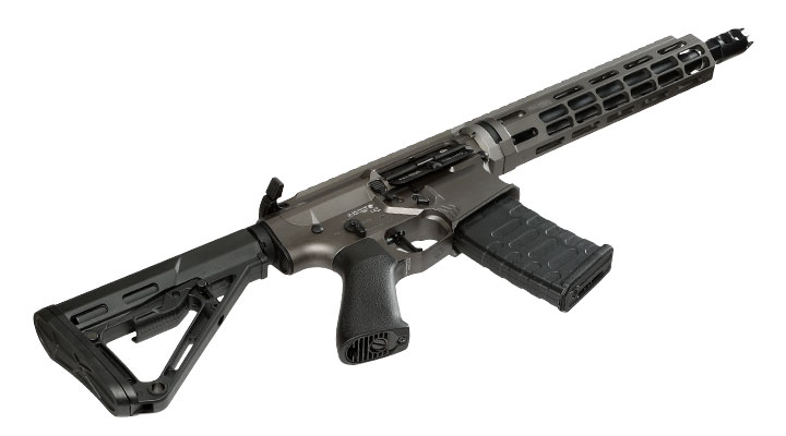 APS / EMG Falkor Defense Blitz Compact 2.0 RS-3 eSilver Edge SDU-MosFet Vollmetall S-AEG 6mm grau Bild 4