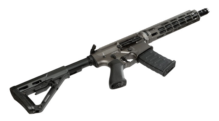 APS / EMG Falkor Defense Blitz Compact 2.0 RS-3 eSilver Edge SDU-MosFet Vollmetall S-AEG 6mm grau Bild 5