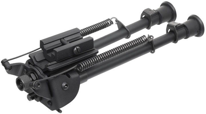 King Arms Spring Eject Zweibein mit 21mm / Sniper Halterung 220 - 370 mm schwarz - V2 Bild 4