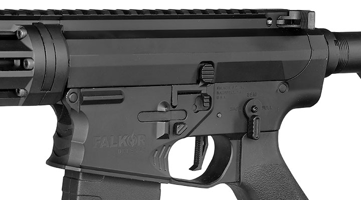 APS / EMG Falkor Defense Blitz Compact 2.0 RS-3 eSilver Edge SDU-MosFet Vollmetall S-AEG 6mm schwarz Bild 7