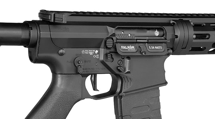 APS / EMG Falkor Defense Blitz Compact 2.0 RS-3 eSilver Edge SDU-MosFet Vollmetall S-AEG 6mm schwarz Bild 8