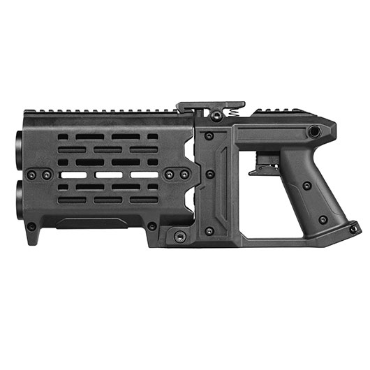 Alpha Parts AS-40 40mm Double Barrel Airsoft Pistolen Grenade-Launcher schwarz Bild 1