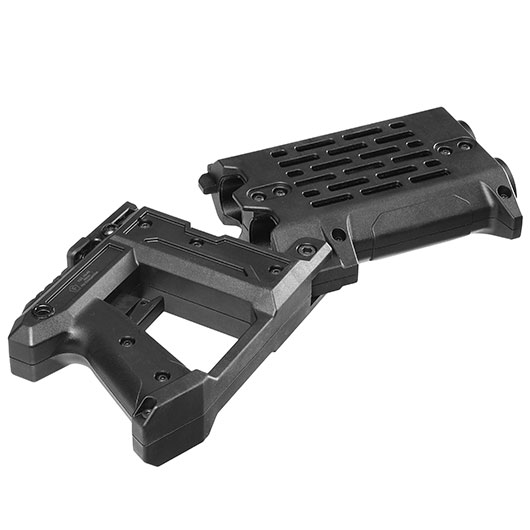 Alpha Parts AS-40 40mm Double Barrel Airsoft Pistolen Grenade-Launcher schwarz Bild 6