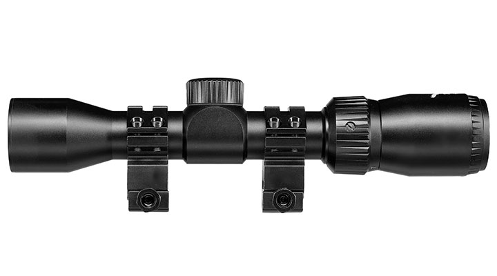 JS-Tactical 2-7x32 Long Eye Relief Zielfernrohr inkl. 20-22mm High-Mount Ringe schwarz Bild 4