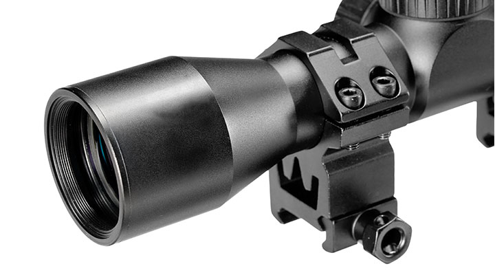 JS-Tactical 2-7x32 Long Eye Relief Zielfernrohr inkl. 20-22mm High-Mount Ringe schwarz Bild 7