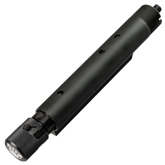 Wolverine Wraith 12g CO2 Gas Stock / Schaftsystem mit Storm Regulator f. M4 / AR-15 Gewehre schwarz Bild 4
