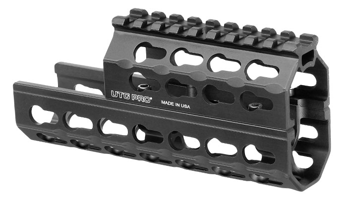 UTG Pro 6 Zoll KeyMod Aluminium Universal Super Slim Handguard f. AK47 Sturmgewehre schwarz Bild 3
