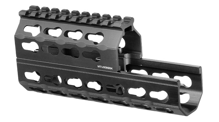 UTG Pro 6 Zoll KeyMod Aluminium Universal Super Slim Handguard f. AK47 Sturmgewehre schwarz Bild 4