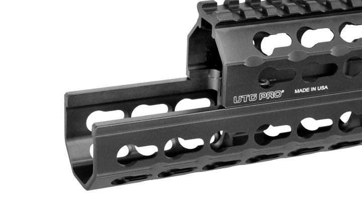 UTG Pro 6 Zoll KeyMod Aluminium Universal Super Slim Handguard f. AK47 Sturmgewehre schwarz Bild 8