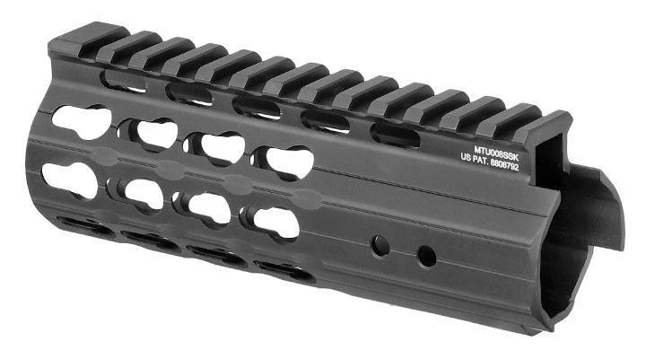 UTG Pro 5,5 Zoll KeyMod Aluminium Universal Super Slim Handguard f. AR-15 Sturmgewehre schwarz Bild 4