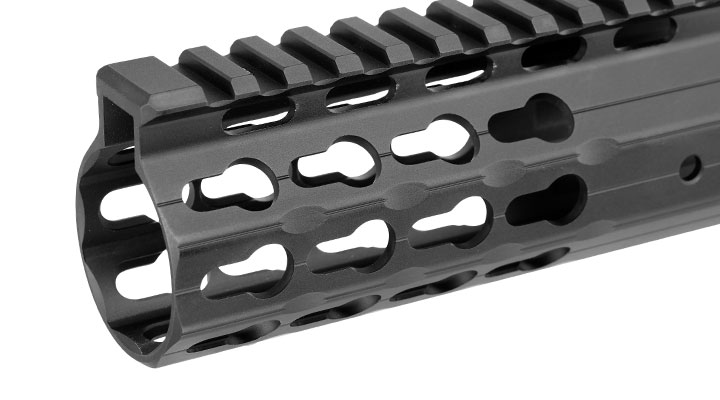 UTG Pro 5,5 Zoll KeyMod Aluminium Universal Super Slim Handguard f. AR-15 Sturmgewehre schwarz Bild 7