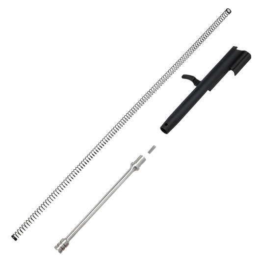 Dragon Workshop Stahl Bolt Carrier Upgrade Set schwarz f. Tokyo Marui AKM GBB Gewehre - Type A