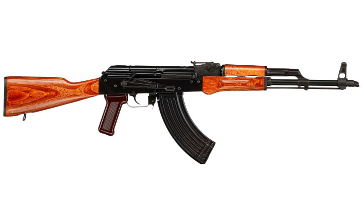 GHK AKM Vollmetall Echtholz Gas-Blow-Back 6mm BB schwarz - Version 3 Bild 2