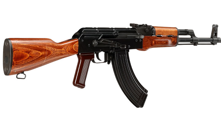 GHK AKM Vollmetall Echtholz Gas-Blow-Back 6mm BB schwarz - Version 3 Bild 3