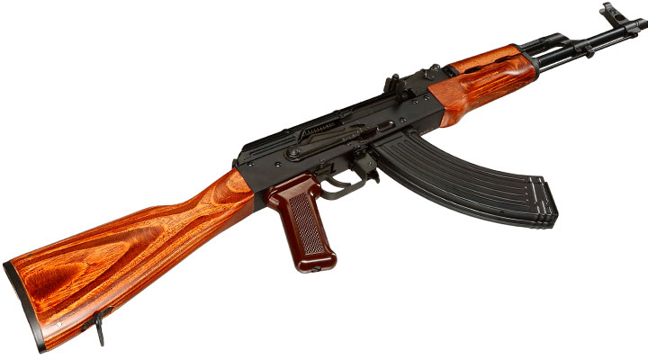 GHK AKM Vollmetall Echtholz Gas-Blow-Back 6mm BB schwarz - Version 3 Bild 4