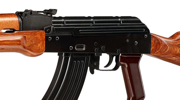 GHK AKM Vollmetall Echtholz Gas-Blow-Back 6mm BB schwarz - Version 3 Bild 6