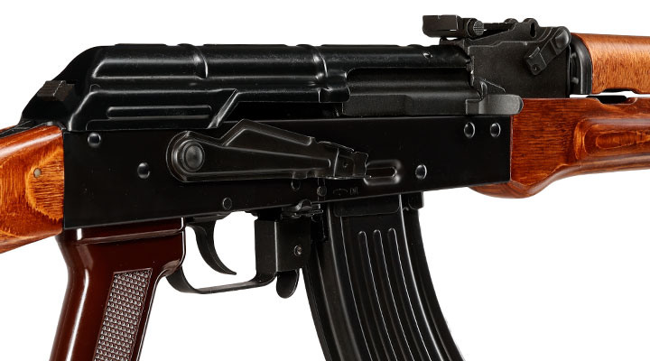 GHK AKM Vollmetall Echtholz Gas-Blow-Back 6mm BB schwarz - Version 3 Bild 7