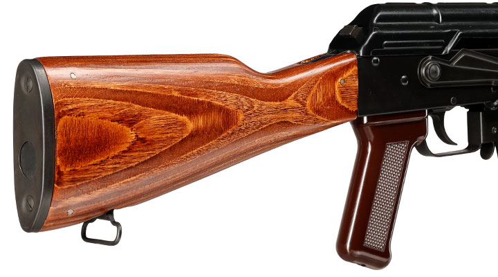 GHK AKM Vollmetall Echtholz Gas-Blow-Back 6mm BB schwarz - Version 3 Bild 8