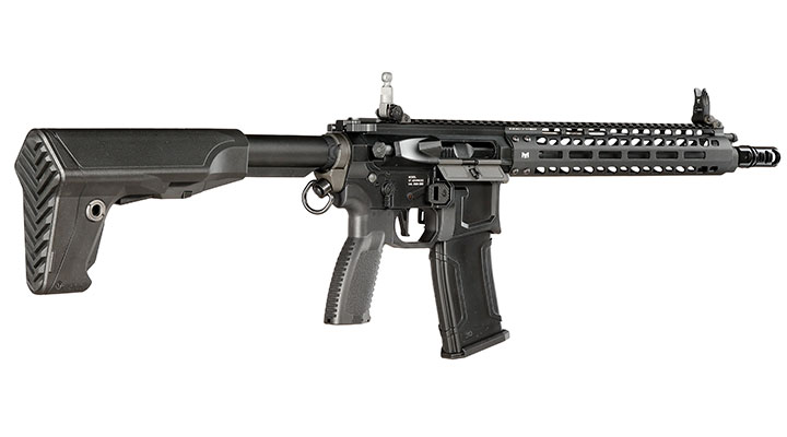 G&G M4 MGCR 556 12 Zoll Vollmetall GBB 6mm BB schwarz Bild 3