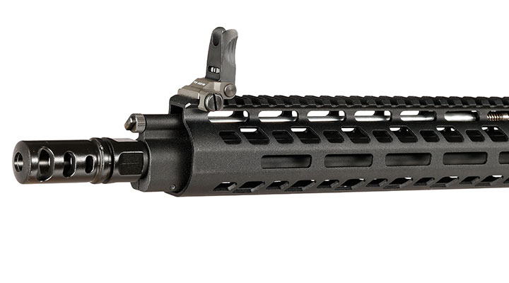 G&G M4 MGCR 556 12 Zoll Vollmetall GBB 6mm BB schwarz Bild 6