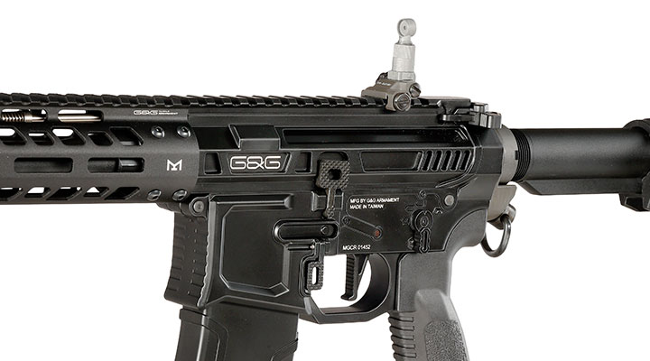 G&G M4 MGCR 556 10 Zoll Vollmetall GBB 6mm BB schwarz Bild 7