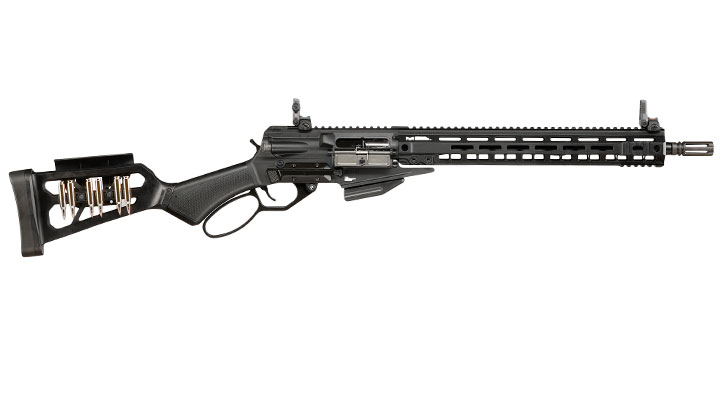 G&G LevAR 15 Zoll Rifle Gas Lever Action Vollmetall 6mm BB schwarz Bild 2