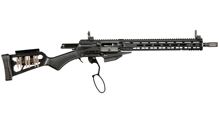 G&G LevAR 15 Zoll Rifle Gas Lever Action Vollmetall 6mm BB schwarz Bild 3