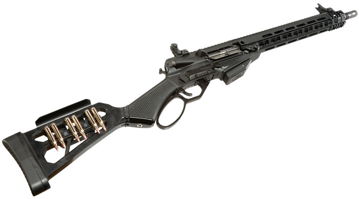 G&G LevAR 15 Zoll Rifle Gas Lever Action Vollmetall 6mm BB schwarz Bild 5