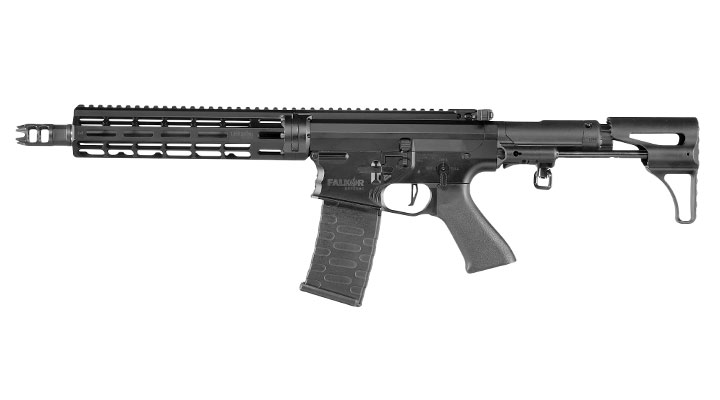 APS / EMG Falkor Defense Blitz Compact CRS eSilver Edge SDU-MosFet Vollmetall S-AEG 6mm schwarz Bild 1