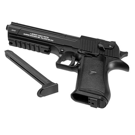 Cybergun Desert Eagle .50AE mit Metallschlitten Komplettset AEP 6mm BB schwarz - MosFet / LiPo Version Bild 5