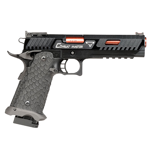 Army Armament TTI Innovations Combat Master Vollmetall GBB 6mm BB schwarz - CNC-Version Bild 3