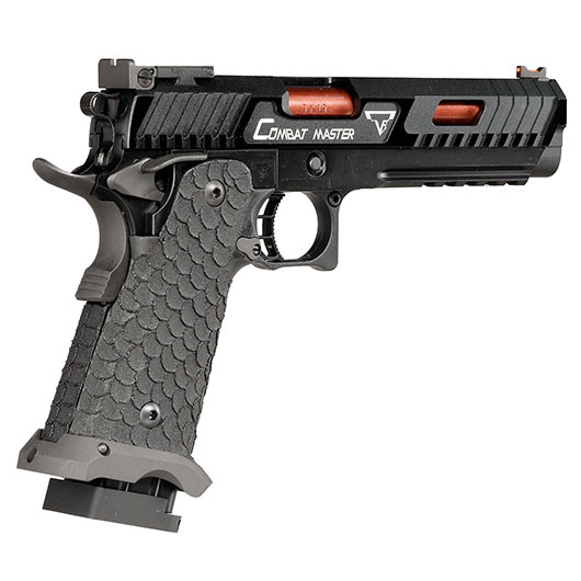 Army Armament TTI Innovations Combat Master Vollmetall GBB 6mm BB schwarz - CNC-Version Bild 4