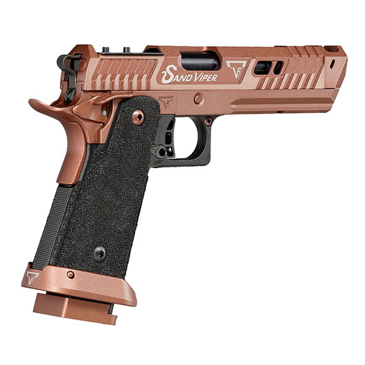 Army Armament TTI Innovations 2011 Sand Viper RMR Ready Vollmetall GBB 6mm BB coyote-bronze - Standard Version Bild 4