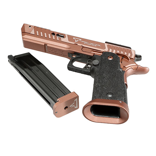 Army Armament TTI Innovations 2011 Sand Viper RMR Ready Vollmetall GBB 6mm BB coyote-bronze - Standard Version Bild 6