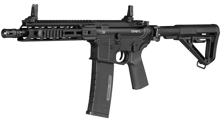 APS / EMG Daniel Defense DDM4 V7P Pistol Edge II MosFet Vollmetall S-AEG 6mm BB schwarz