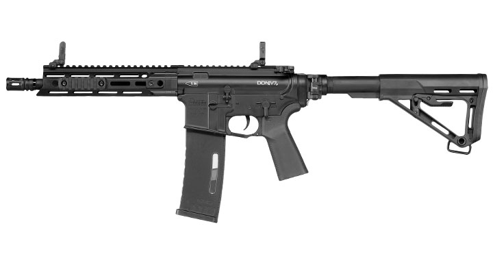 APS / EMG Daniel Defense DDM4 V7P Pistol Edge II MosFet Vollmetall S-AEG 6mm BB schwarz Bild 1