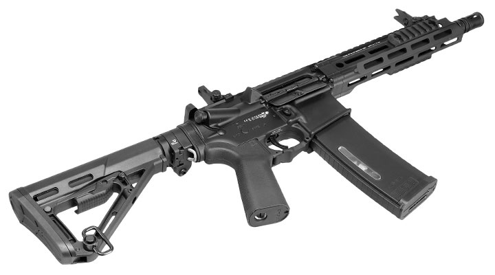 APS / EMG Daniel Defense DDM4 V7P Pistol Edge II MosFet Vollmetall S-AEG 6mm BB schwarz Bild 6