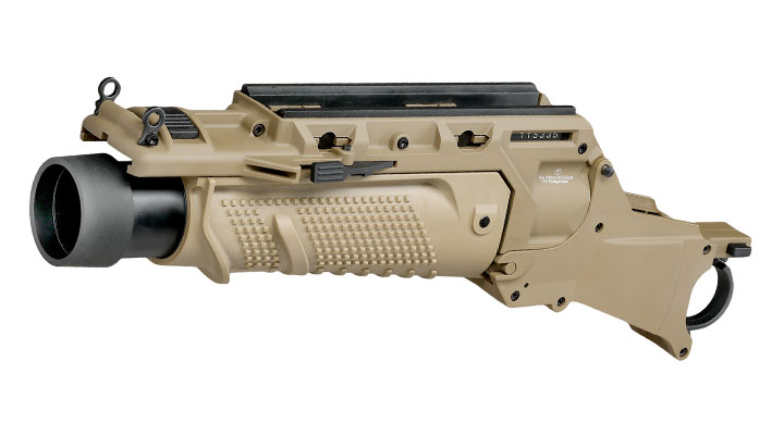 VFC EGLM 40mm Granatwerfer f. SCAR-L / MK16 und SCAR-H / MK17 Airsoftgewehre tan