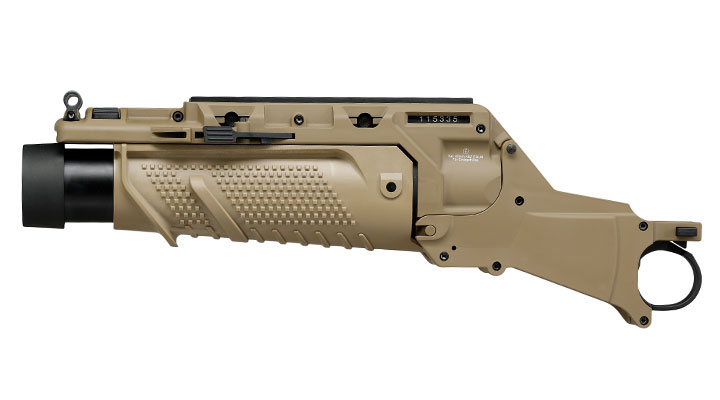 VFC EGLM 40mm Granatwerfer f. SCAR-L / MK16 und SCAR-H / MK17 Airsoftgewehre tan Bild 1