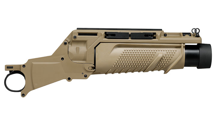 VFC EGLM 40mm Granatwerfer f. SCAR-L / MK16 und SCAR-H / MK17 Airsoftgewehre tan Bild 4